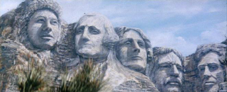 Illustration for article titled Who defaced Mount Rushmore best?